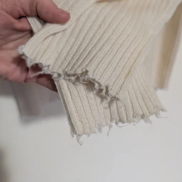 R13 Distressed Cashmere Sweater Oversized XS - Picture 9 of 11